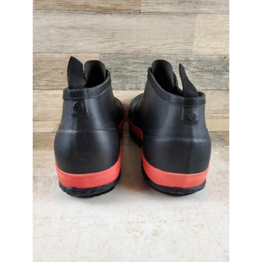 Bogs Overshoe Zip Work Shoes Mens 10 / Womens 12 Black Composite Toe Waterproof